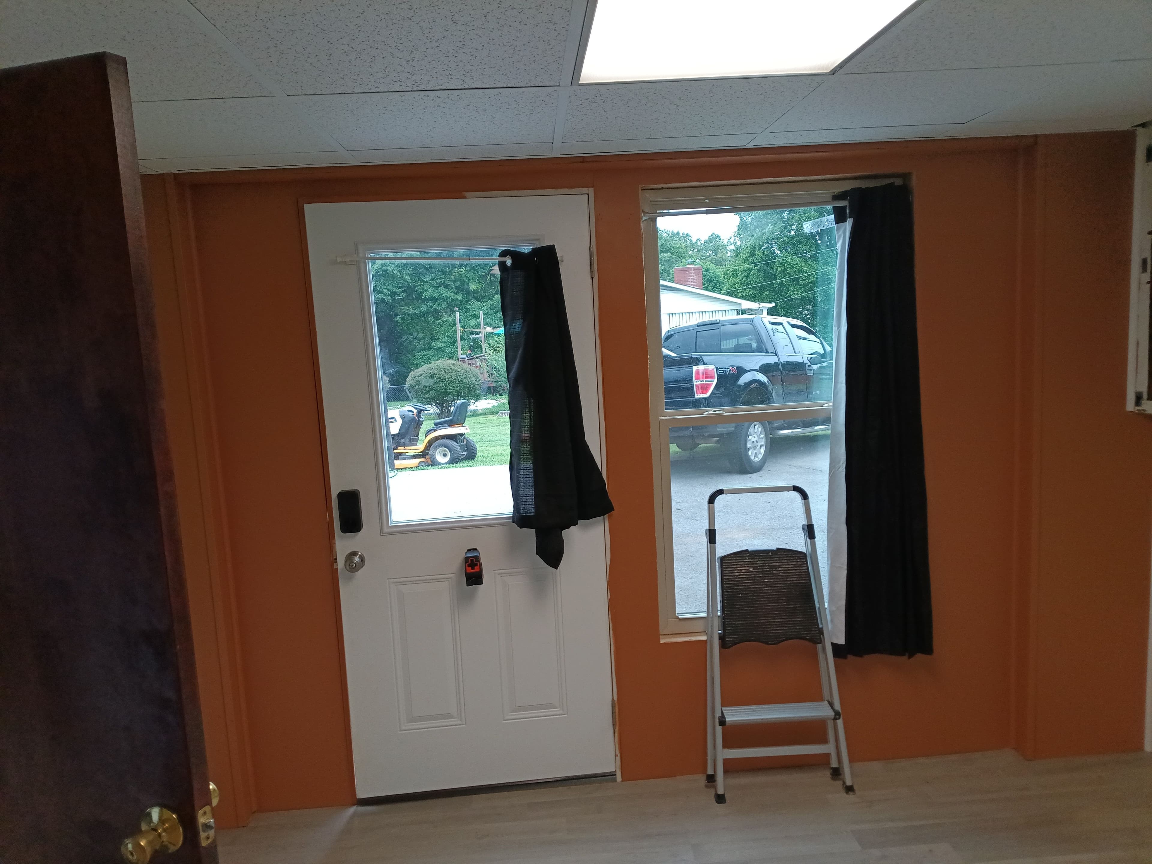 Project Blount County Basement Bedroom Gets Wainscoting, Trim and Fresh Paint image